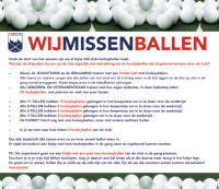 Wij missen ballen. Maar wat zijn de afspraken op onze club over ballen? Nieuws afbeelding